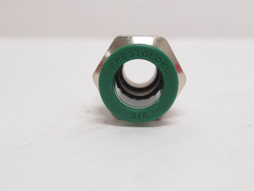 Parker W68PW-6-6; Brass Male Connector; 3/8"PTC x 3/8NPT