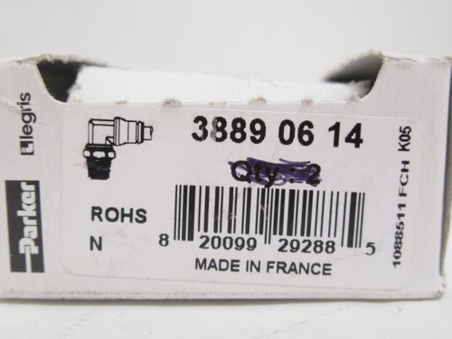 Parker 3889-06-14_; Air Elbow SS-303/316L; 90Deg 1/4PTC x 1/4NPT