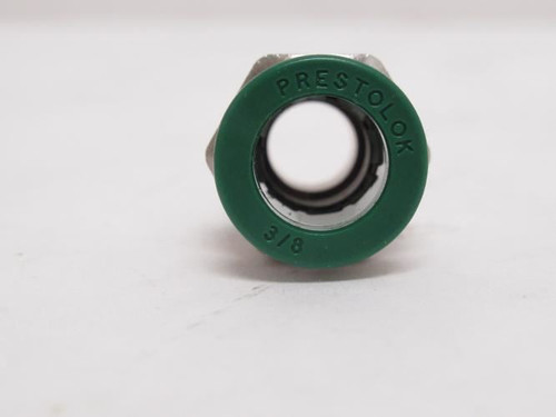 Parker W68PLP-6-4; Lot-2 Brass Connectors; 3/8" PTC x 1/4NPT