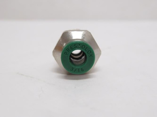 Parker W68PLP-3-4; Lot-2 Male Connectors; 3/16"PTC x 1/4NPT