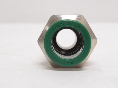 Parker W68PW-8-8; Brass Male Connector; 1/2"PTC x 1/2NPT