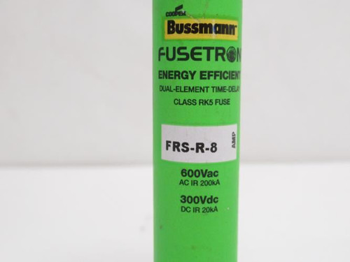 Bussmann FRS-R-8; Time-Delay Fuse 8A; 600VAC/300VDC