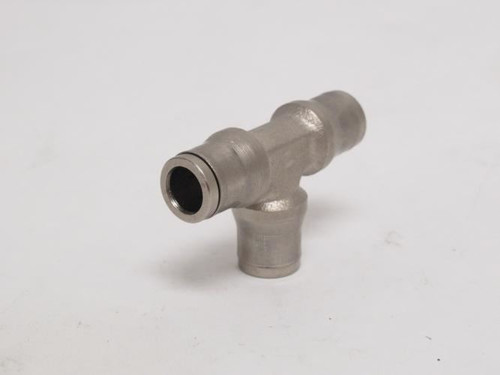 Parker 164PLM-8M; Nickel Plate Brass Metric Union Tee; 8mm