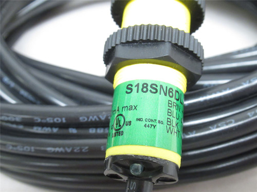 Banner S18SN6DL W/30; Photo Sensor; 10-30VDC; 300mm Range