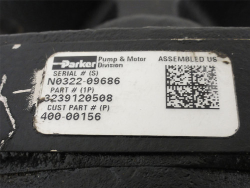 Parker 3239120508; Hydraulic Motor; Shaft 1.23"OD x 2.41"L
