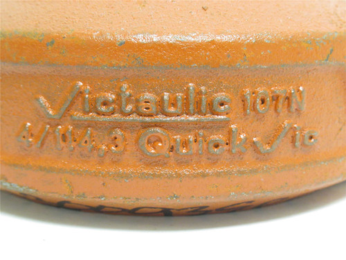 Victaulic V107P40; Zero Flex Gasket Clamp Coupler Size 4"