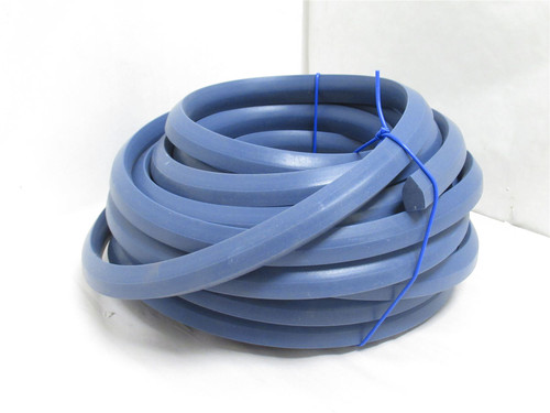 CEC STRIP-SIL-BUZ-XR-65D-#7; Blue FDA Silicone Strip; 50'L
