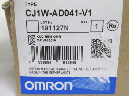 Omron CJ1W-AD041-V1; Analog Input Expansion Unit 1-5V; 4-20mA