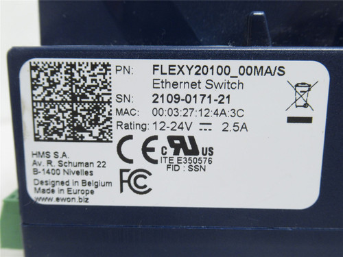 Ewon FLEXY20100_00MA/S; Router Base Module Ethernet Switch 24V
