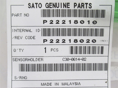 Sato P22218010; Lot-4; Sensor Holders