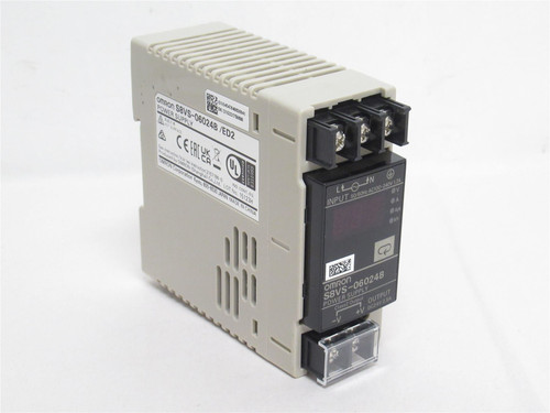 Omron S8VS-06024B/ED2; Power Supply 100-240VAC In; 24VDC Out