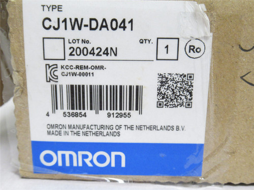 Omron CJ1W-DA041; Output Module 24VDC; 20mA; 4-Points