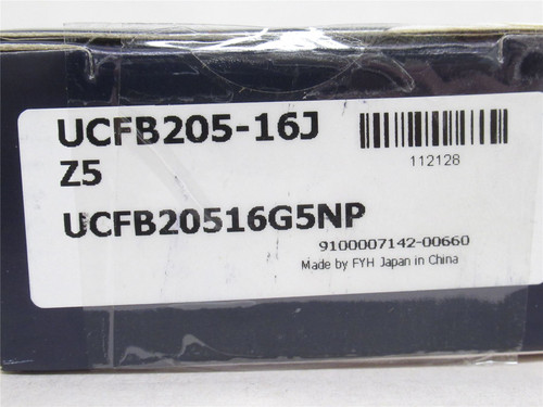 FYH UCFB20516G5NP; Bracket Flange Bearing; 1"ID; 3-Bolt