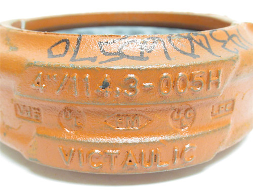 Victaulic V107P30; Zero Flex Gasket Clamp Coupler Size 4"