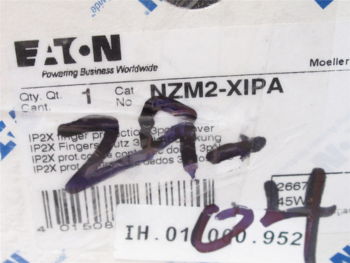 Eaton NZM2-XIPA; Lot-3 Finger Protection Cover
