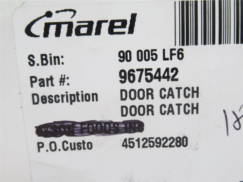 Marel 9675442; Aluminum Door Catch