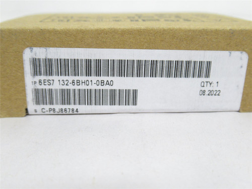 Siemens 6ES7132-6BH01-0BA0; PLC Expansion Module; 24VDC