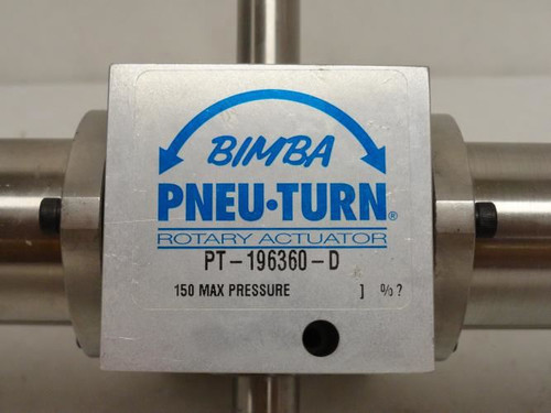 Bimba PT-196360-D; Pneu-Turn; 1/2" Double Rack; Dual Shaft