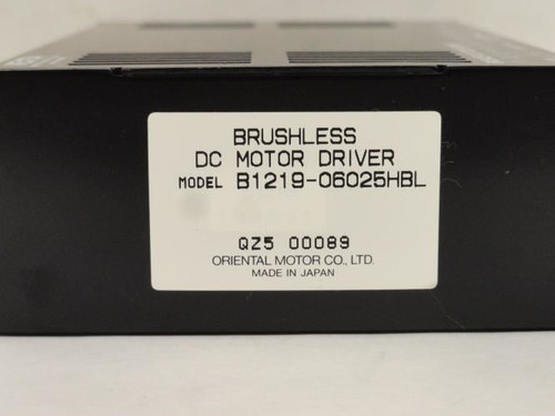 Oriental B1219-06025HBL; Vexta Brushless DC Motor Driver