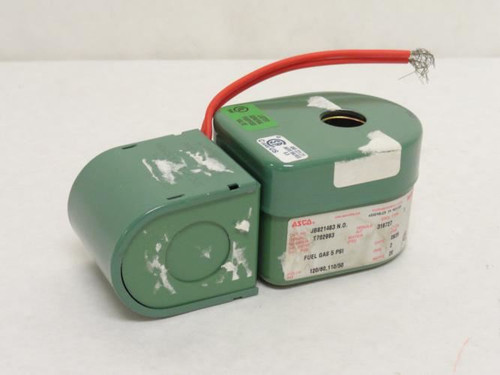 Asco JB821483; Fuel Gas Solenoid Valve; 5PSI; 110/120VAC