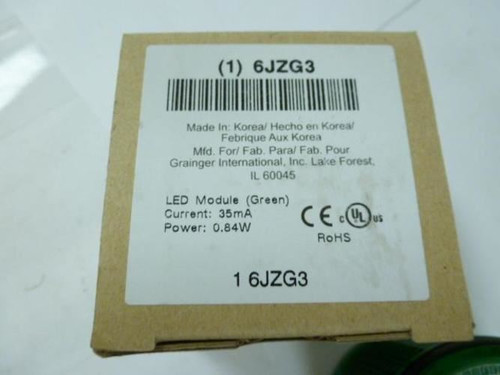 MFG- 6JZG3; Tower Light LED Module; 24VDC; 60mm; Green