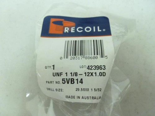 Recoil 5VB14; Thread Insert UNF 1-1/8"-12x1.0D