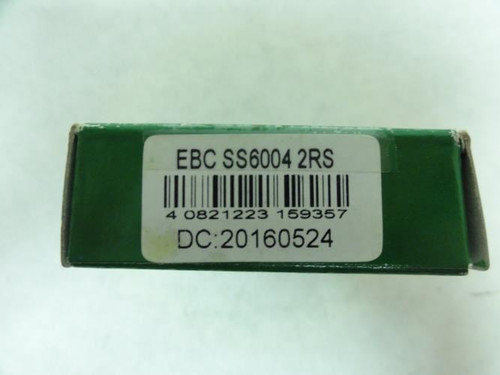 EBC SS6004-2RS; Ball Bearing; 20mm ID; 42mm OD; 12mm W