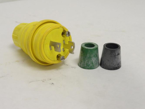 Woodhead 24W04; Watertite Locking Blade Plug; 15A; 125V