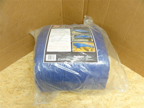 Grip Rite ETARP4060; Economy Duty Blue Tarp; 40' x 60'