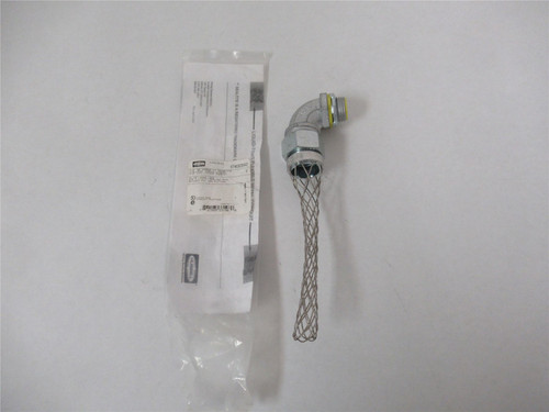 Hubbell 74093542; Wiring Device 90 Degree 1/2"  w/Mesh