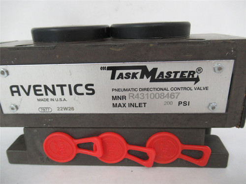 Aventics R431008467; Pneumatic Valve 2 Way 1/4" Subbase Lever