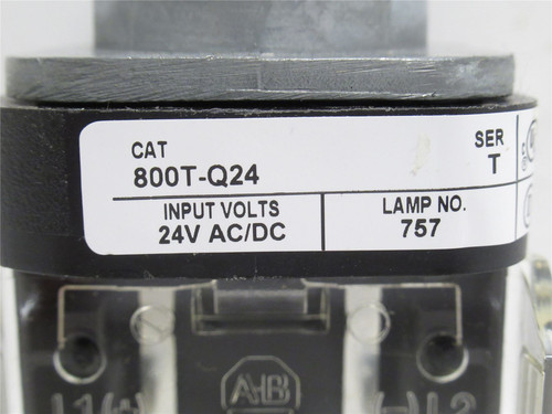 Allen-Bradley 800T-Q24; Pilot Light 24VAC/DC; 30mm; Type 4/13