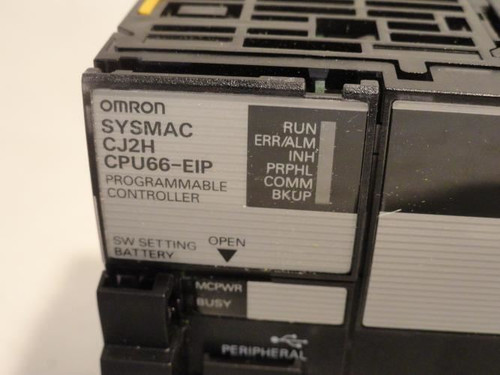 Omron CJ2H-CPU66-EIP; Programmable Controller; 5VDC; .82A
