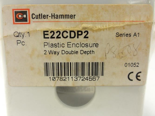 Cutler-Hammer E22CDP2; Pushbutton Enclosure; Button Dia: 5/8"