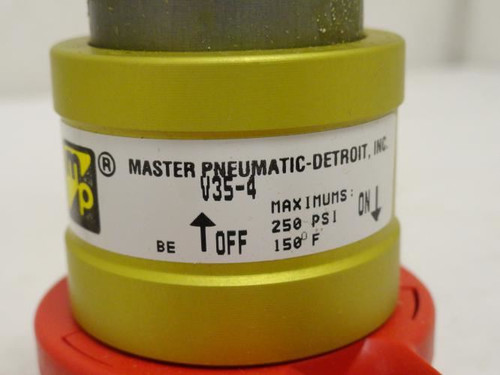 MP V35-4; Lock-Out Valve; 3-Way; 1/2NPT; 250PSI