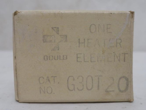 Gould G30T20; Overload Thermal Unit Ser: G