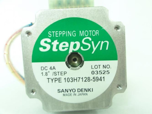 Sanyo Denki 103H7128-5941; Servo Motor 1.8 Deg Step; Bipolar