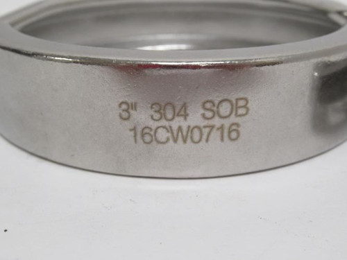 MFG- 13MHHM300; Single Pin Heavy Duty Clamp; SS; Size: 3"