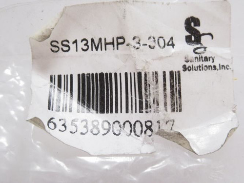 Sanitary Solutions SS13MHP-3-304; Bolted Clamp; SS-304; 3"