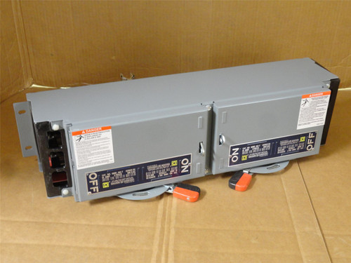Square D QMB362T; Fusible Disconnect Switch; 60A; 3P; 600VAC