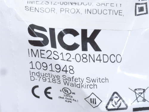 Sick IME2S12-08N4DC0; Inductive Proximity Sensor; 24VDC;