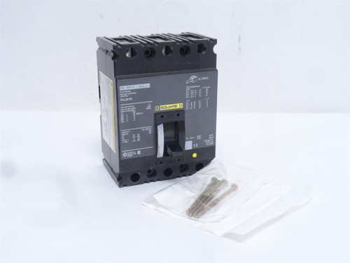 Square D FAL36100; Circuit Breaker; 100A; 3P; 600VAC