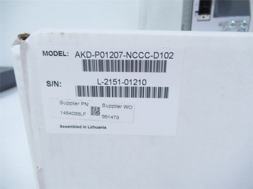 Multivac AKD-P01207-NCCC-D102; Servo Amplifier