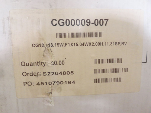 Wirebelt CG00009-007; Wire Mesh Belt; SS; 20'L x 18"W