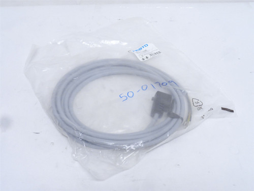 Festo KMEB-1-24-2.5-LED; Plug Socket W/Cable 151688 24V; 2.5M