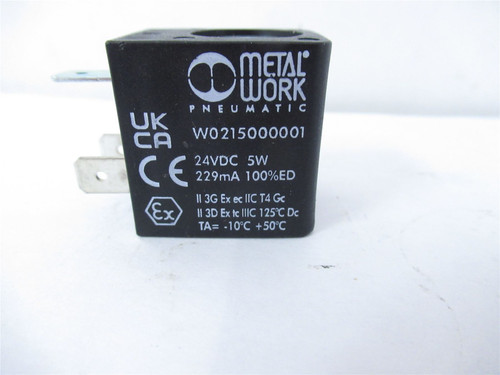 Metal Work W0215000001; Pneumatic Coil 22mm 5W-24VDC
