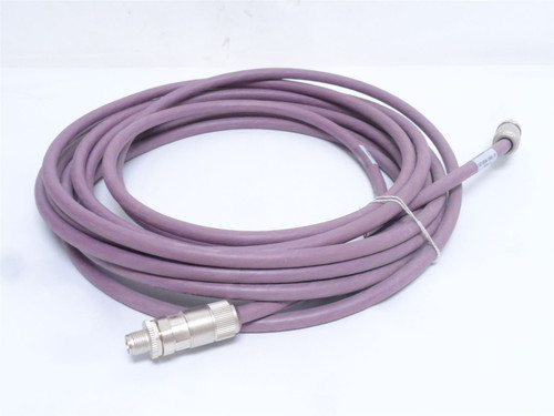 MFG- 321834-C6A-25; Ethernet Cable; M To FX Coded; M12; 25' L
