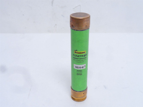 Bussmann FRS-R-40; Time Delay Fuse; 40A; 600VAC/250VDC