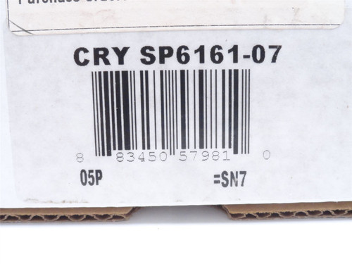 EDT CRYSP6161-07; Cryovac Flange Bearing 1"ID; 3-Bolt Bracket