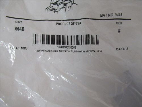 Allen-Bradley W48; Overload Heater Element